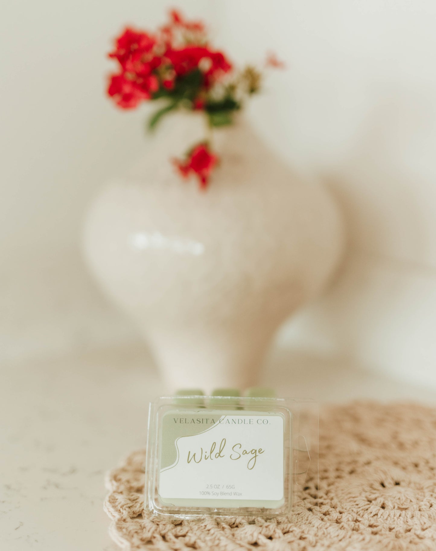 2.5 oz. Wax Melt Clam Shell Tarts Handmade Strong Scented Glitter Wax Melts for Warmer